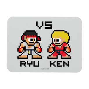 Magnet Flexible Ryu VS Ken 8 bits