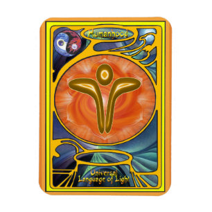 Magnet Flexible Sacral Chakra - Humanité