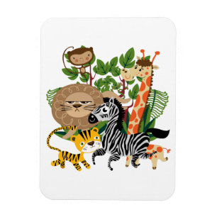 Magnet Flexible Safari animal