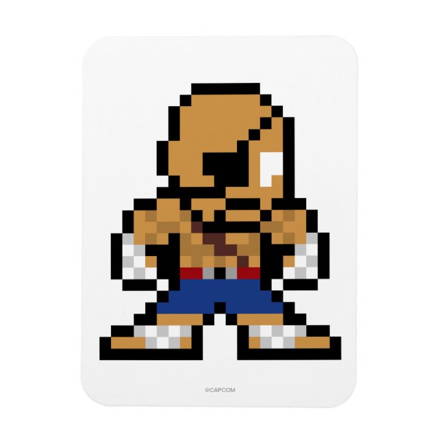 Magnet Flexible Sagat 8 bits (Vertical)