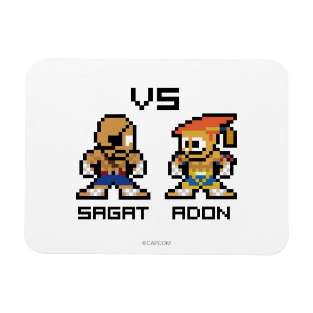 Magnet Flexible Sagat VS Adon 8 bits (Horizontal)
