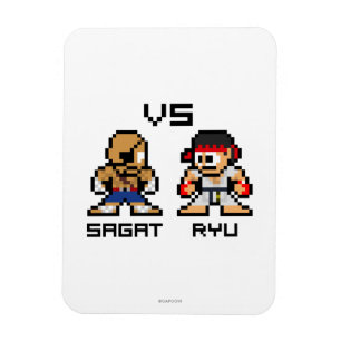 Magnet Flexible Sagat VS Ryu 8 bits