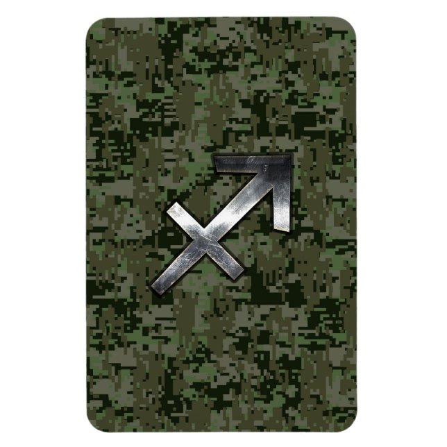Magnet Flexible Sagittaire d'argent Zodiac Woodland Camion numériq (Vertical)