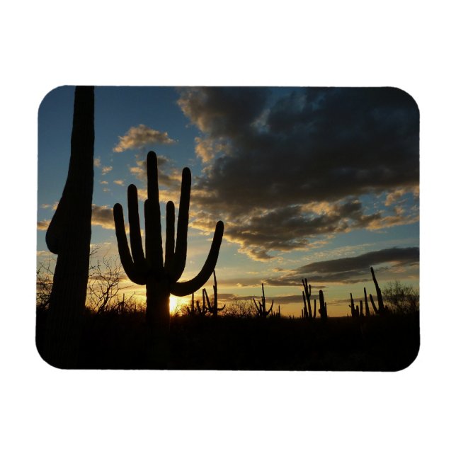 Magnet Flexible Saguaro Sunset II Arizona (Horizontal)