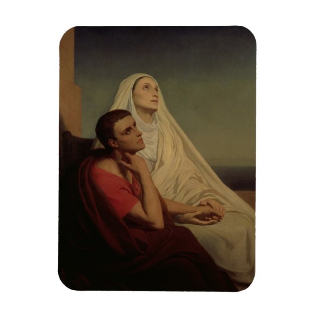 Magnet Flexible Saint-Augustine et Saint-Marie Sainte-Monica (Vertical)