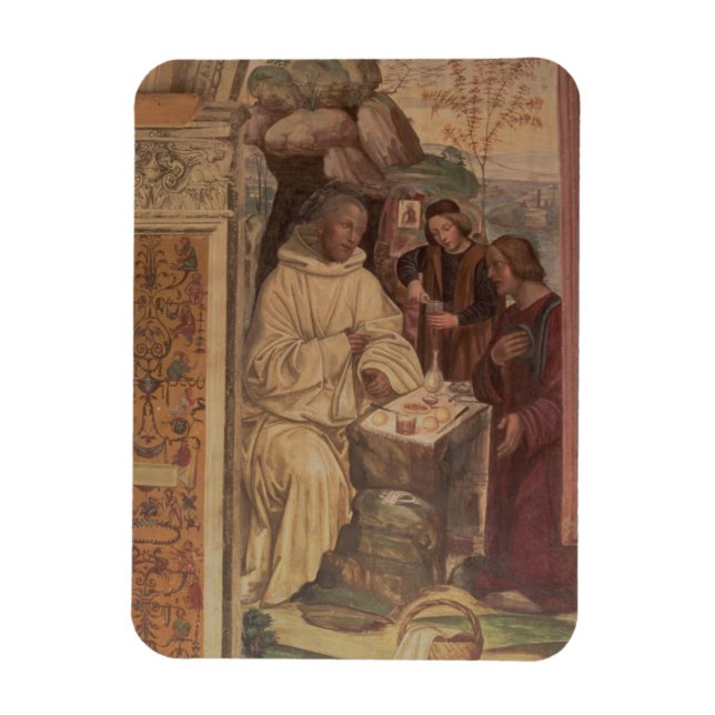 Magnet Flexible Saint Benoît contre un paysage, de la vie ou (Vertical)