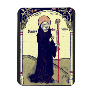 Magnet Flexible Saint Benoît de Nursie Père du monachisme