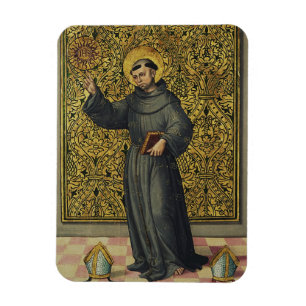 Magnet Flexible Saint Bernardin de Sienne Art de style Renaissance