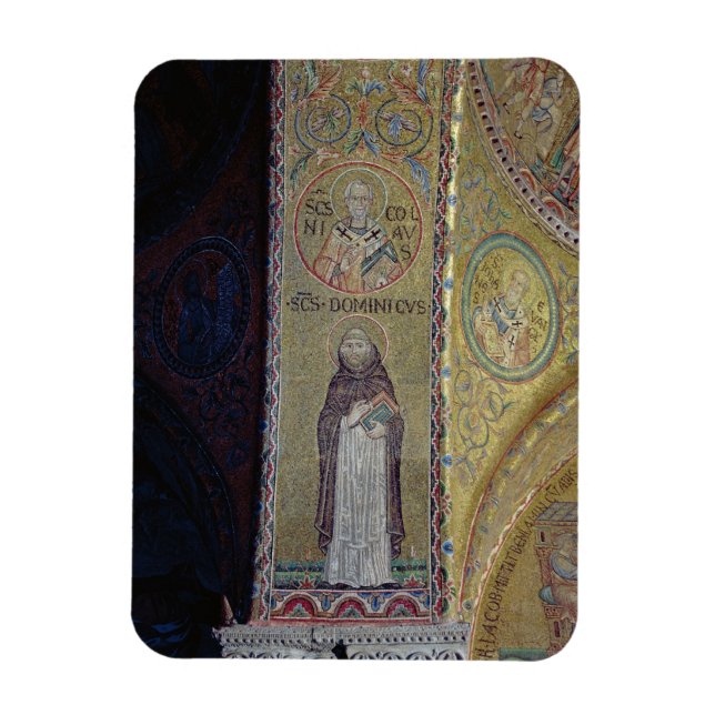 Magnet Flexible Saint Dominique et Saint Nicolas, mosaïque dans l' (Vertical)