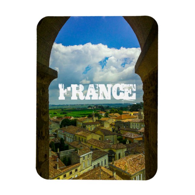 Magnet Flexible Saint-Émilion France Architecture Française Girond (Vertical)