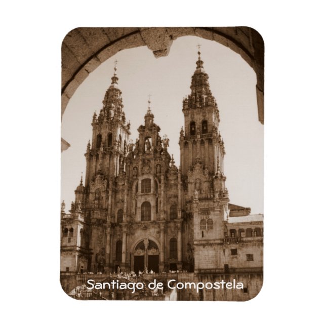 Magnet Flexible Saint Jacques de Compostelle - Cathédrale (Vertical)