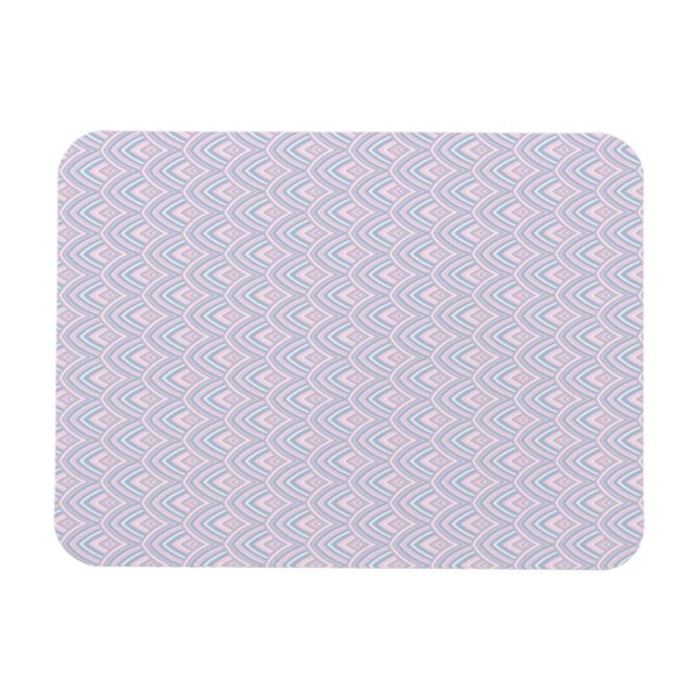 Magnet Flexible Saint-Jacques rose et bleu doux (Horizontal)
