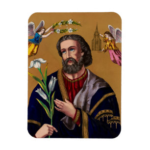 Magnet Flexible Saint Joseph Guardian de la Sainte Famille