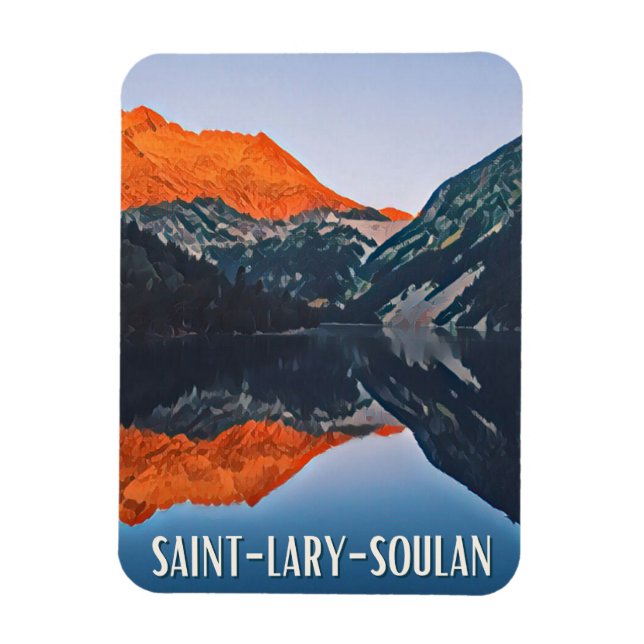 Magnet Flexible Saint-Lary-Soulan Station de ski (Vertical)