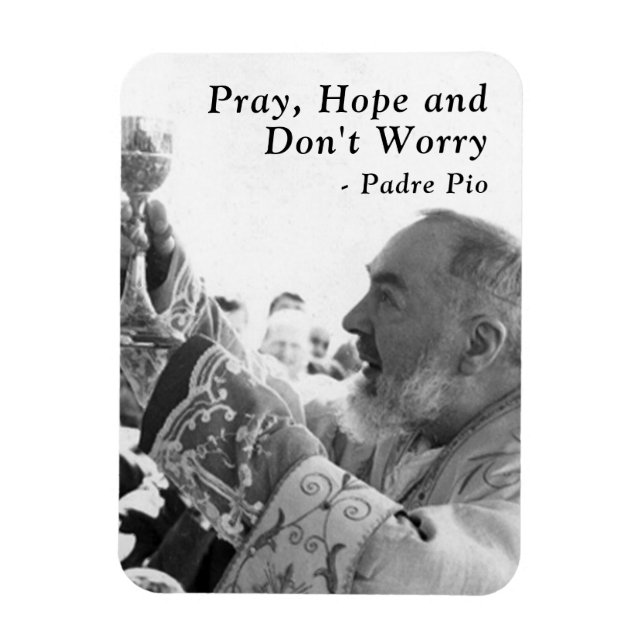 Magnet Flexible Saint Padre Pio (Vertical)