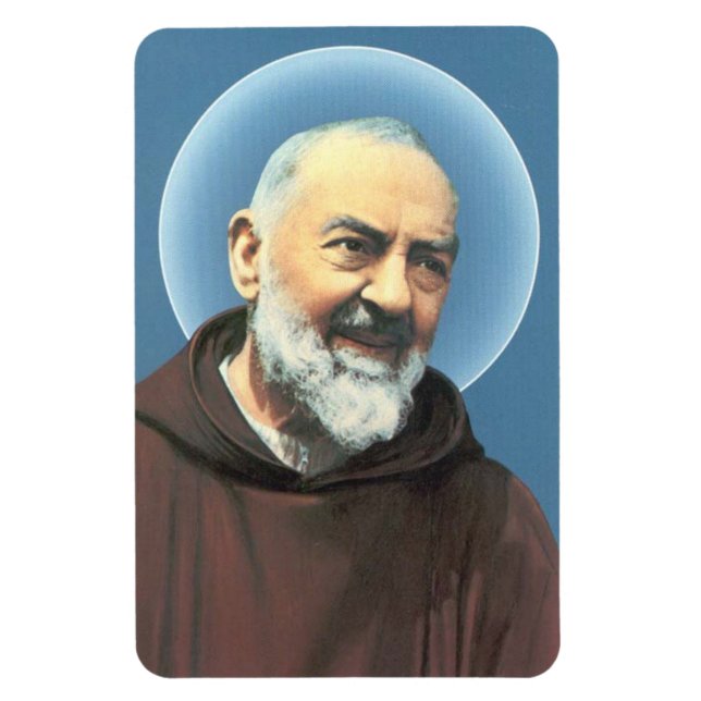 Magnet Flexible Saint Padre Pio aimnet flexible (Vertical)