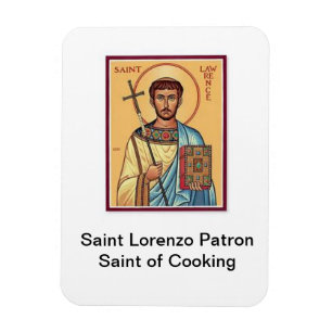 Magnet Flexible Saint patron de Lorenzo de saint d'aimant de