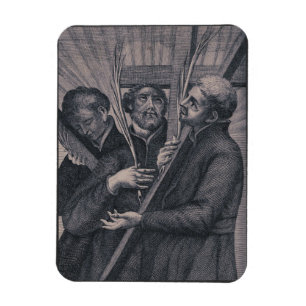 Magnet Flexible Saint Paul Miki, martyr japonais, art catholique