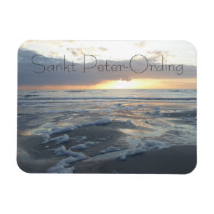 Magnet Flexible Saint Peter-Ording, Plage, Mer du Nord, Allemagne