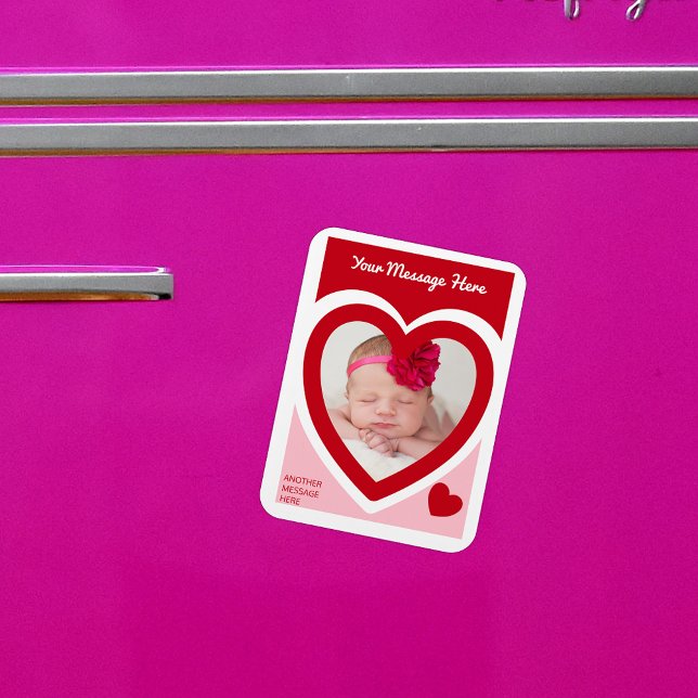 Magnet Flexible Saint-Valentin Candy Hearts Box Photo personnalisé (Créateur téléchargé)