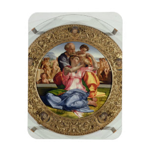 Magnet Flexible Sainte Famille avec Saint Jean (Doni Tondo), 1504-