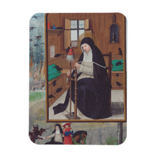 Magnet Flexible Sainte Gertrude de Helfta par Simon Bening