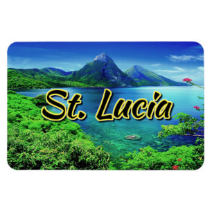 Magnet Flexible Sainte-Lucie Les Pitons