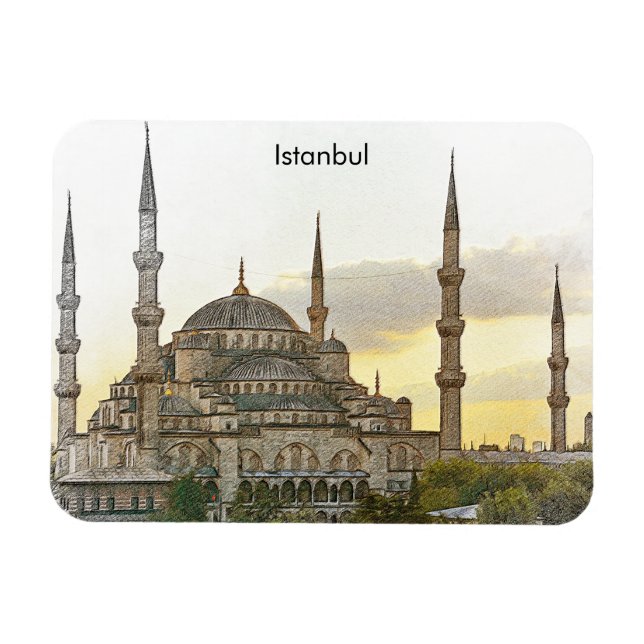 Magnet Flexible Sainte-Sophie Istanbul Architecture turque (Horizontal)
