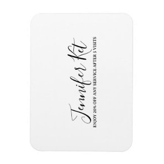 Magnet Flexible Salon spa business discount offer website visits a
