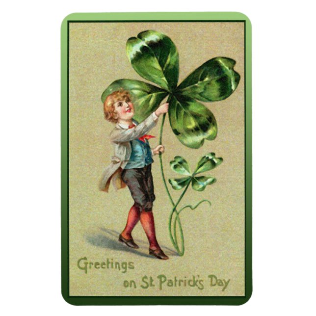 Magnet Flexible Salutations pour la Saint Patrick's Day (Vertical)