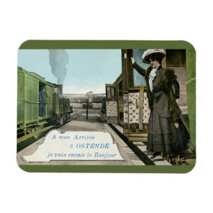 Magnet Flexible  Salutations Vintages d'Ostende