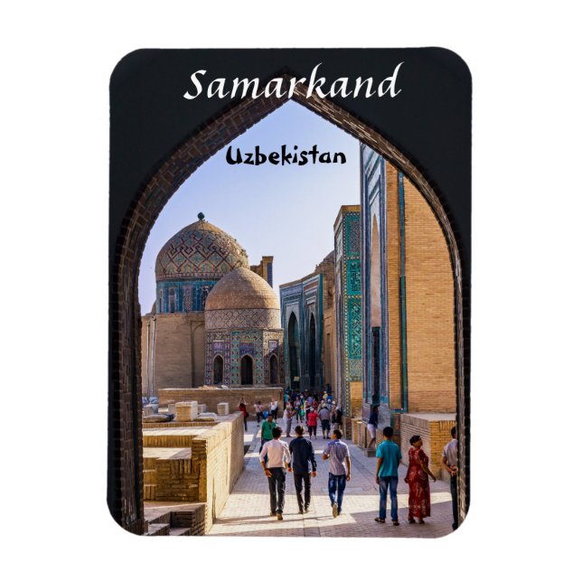 Magnet Flexible Samarkand, Ouzbékistan - Necropole de Shah-i-Zinda (Vertical)