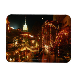 Magnet Flexible San Antonio Riverwalk à la nuit