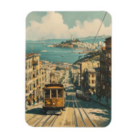 San Francisco : Carte postale Vintage de nostalgie