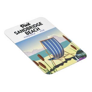 Magnet Flexible Sandbridge Beach Virginia USA,