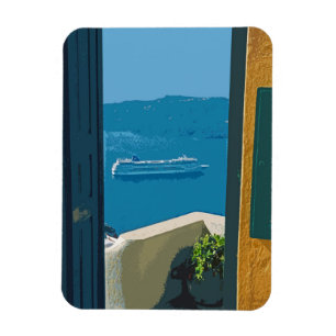 Magnet Flexible Santorin, Grèce