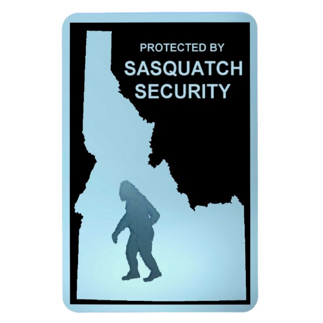 Magnet Flexible Sasquatch Security - Idaho (Vertical)