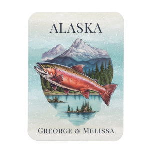 Magnet Flexible Saumon Alaska Croisière navire