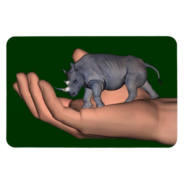 Magnet Flexible Sauvez Les Rhinos ! (Horizontal)