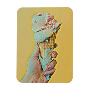 Magnet Flexible Saveur de crème glacée