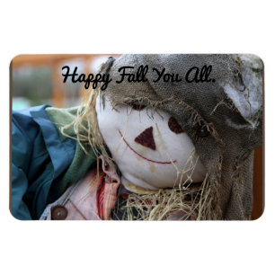 Magnet Flexible Scarecrow souriant 3" x 4" Aimant photo flexible