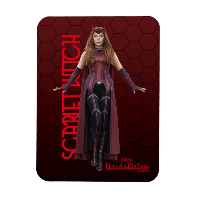 Magnet Flexible Scarlet Witch Caractère Art (Vertical)