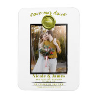 Sceau de cire Chartreuse Photo Mariage Date à rete