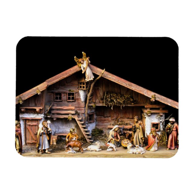 Magnet Flexible Scène de la Nativité de Noël (Horizontal)