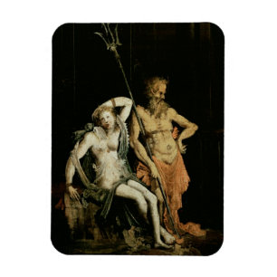 Magnet Flexible Scène d'enfer : détail montrant Hades et Persephon