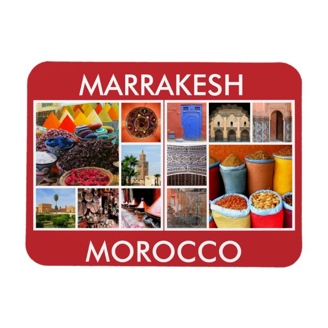 Magnet Flexible scènes de marrakech (Horizontal)