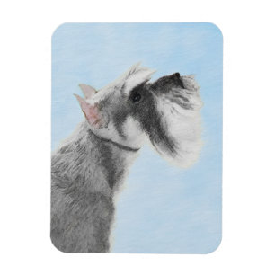 Magnet Flexible Schnauzer (Giant, Standard) Peinture - Chien Art