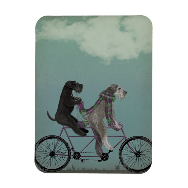 Magnet Flexible Schnauzer Tandem (Vertical)