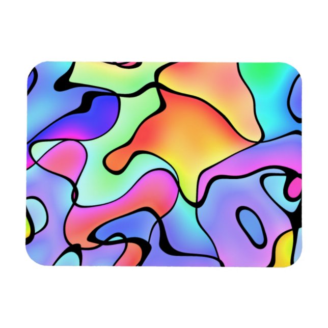 Magnet Flexible Scie multicolore (Horizontal)