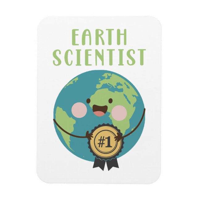 Magnet Flexible Scientifique de la Terre (Vertical)